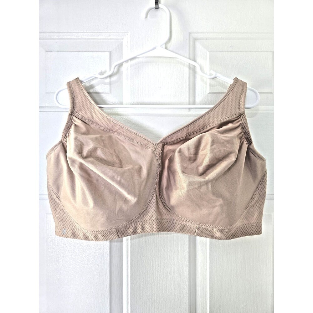 Glamorise 46F Full Figure MagicLift Seamless Sports Wirefree Bra 1006 NWOT - Picture 5 of 9